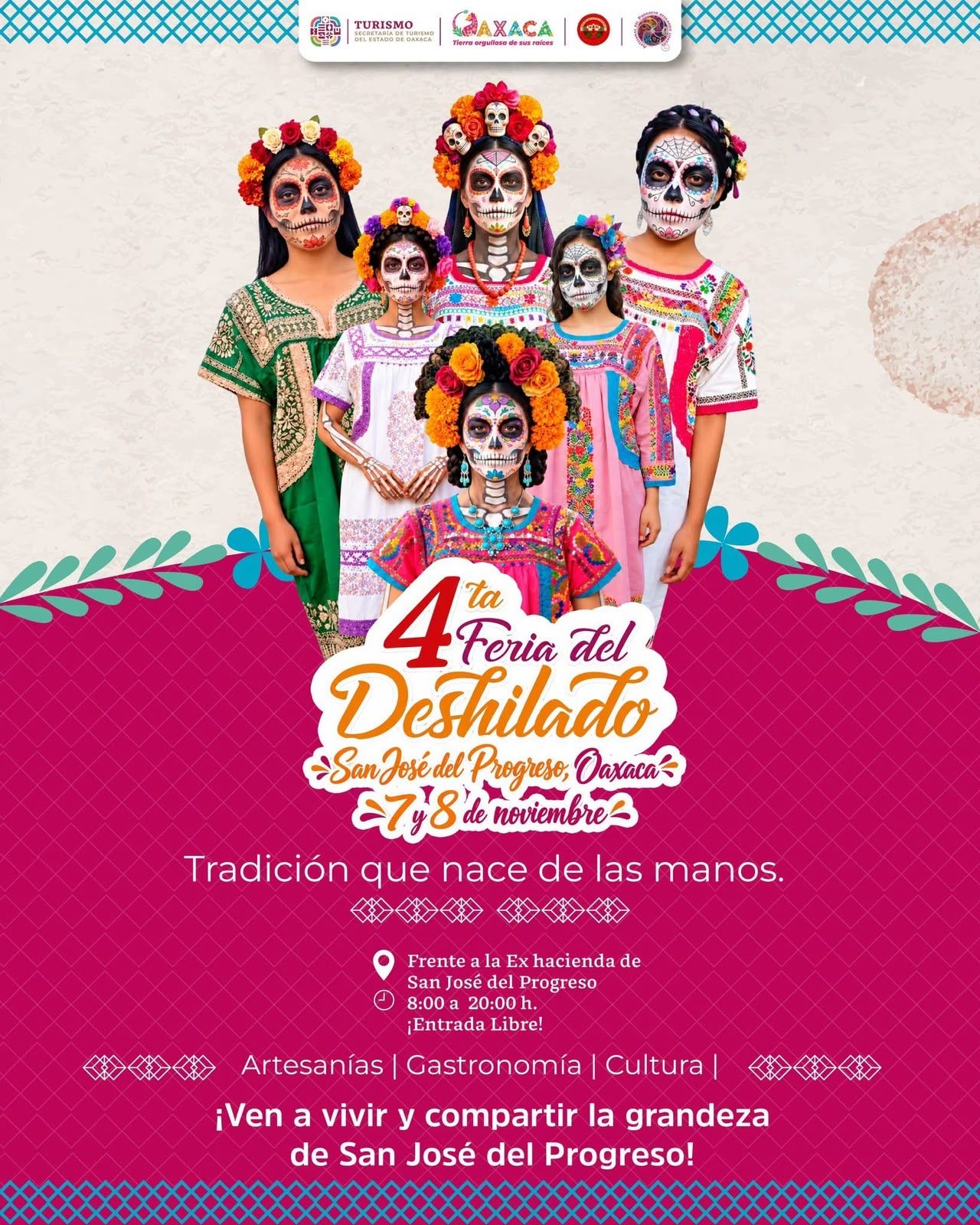 San José del Progreso celebrará la Cuarta Feria del Deshilado el 7 y 8 de noviembre
